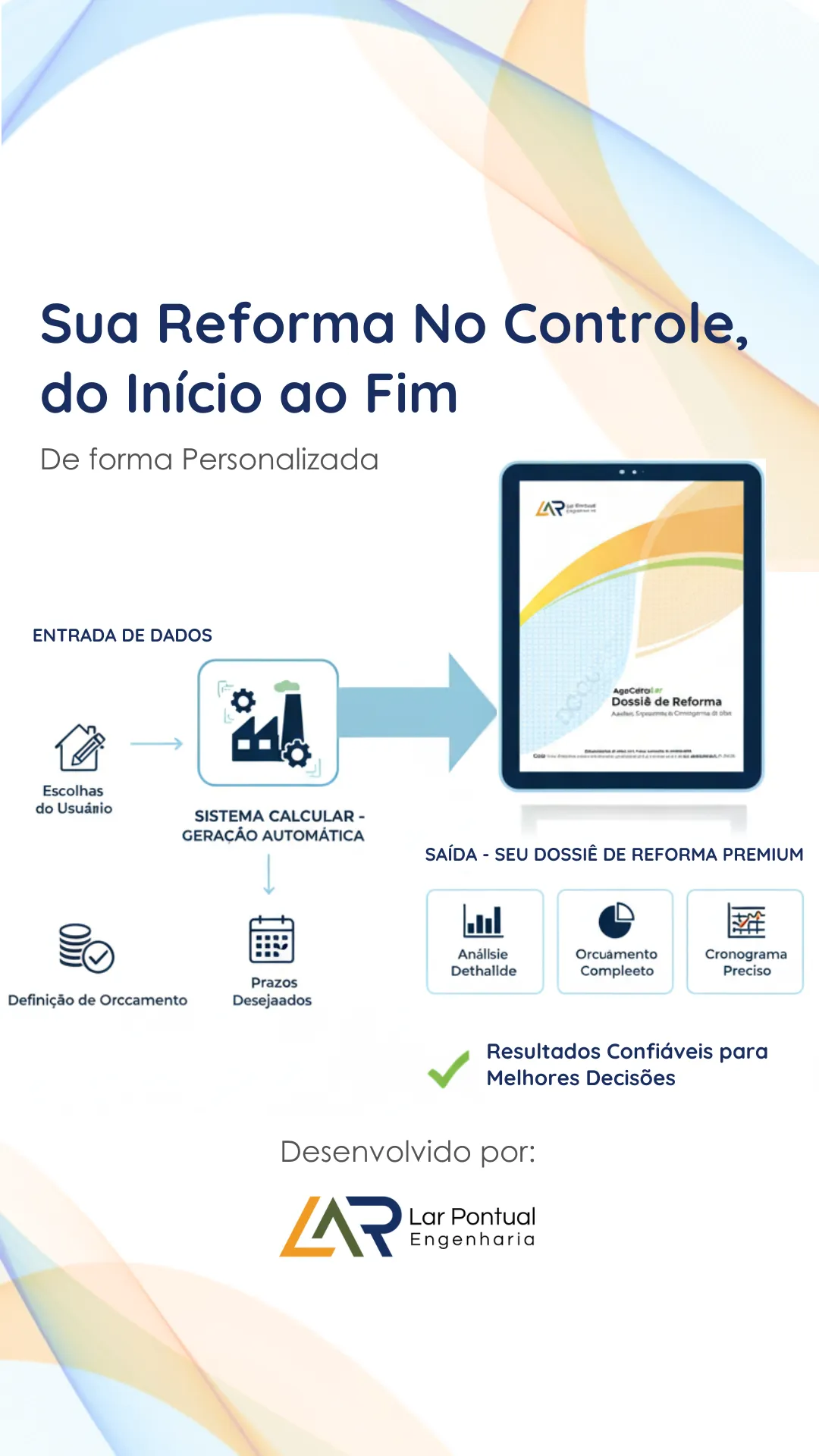 Fluxo de entrada e saída do CalcuLar