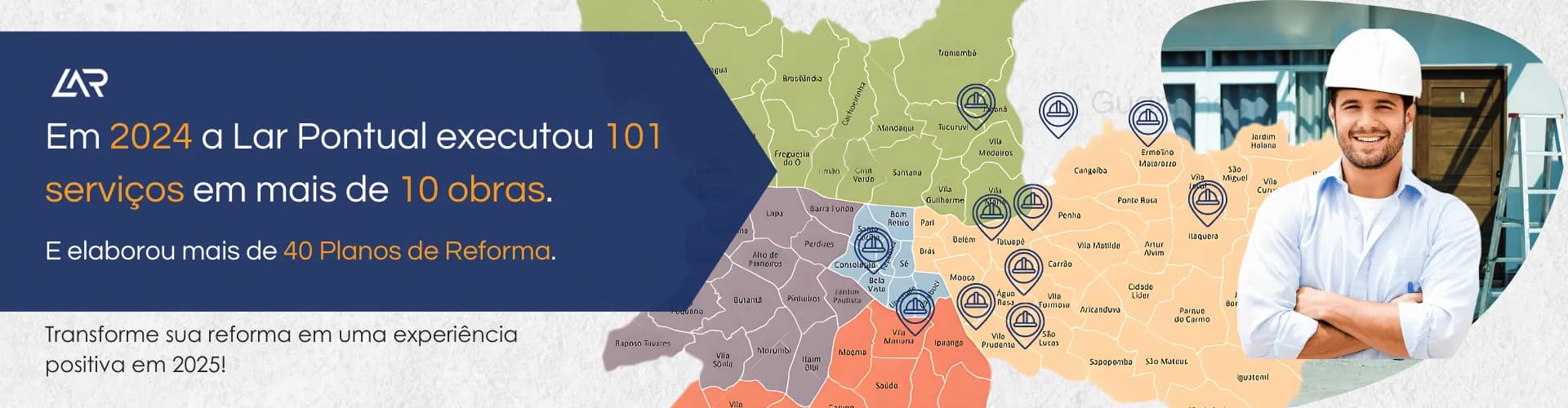 Obras 2024 - Projetos de construção e reforma