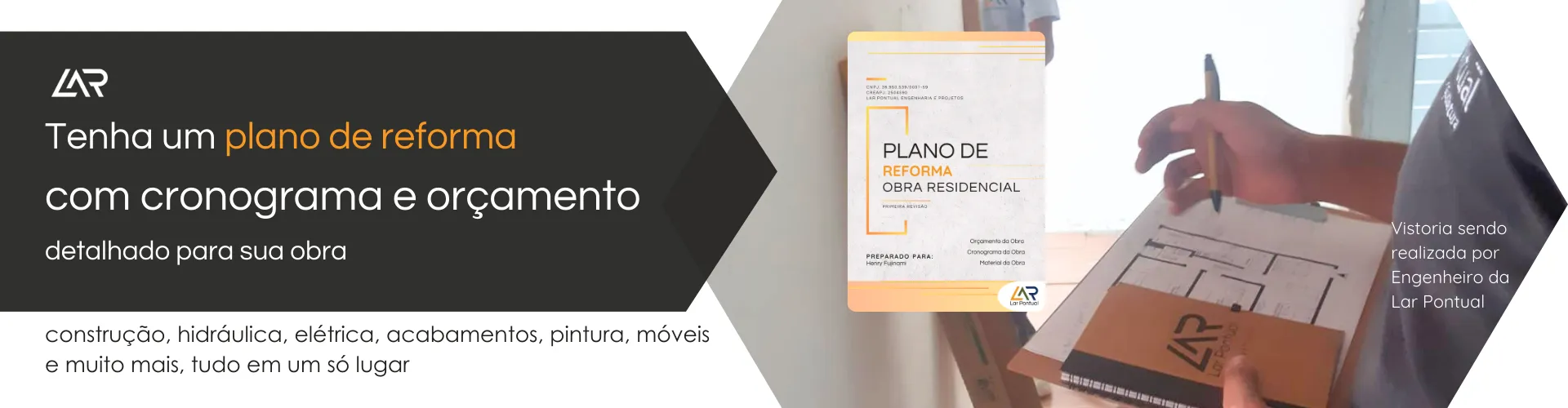 Plano de Reforma - Planejamento técnico profissional