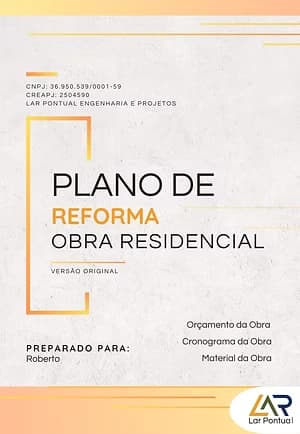Capa do Plano de Reforma Lar Pontual