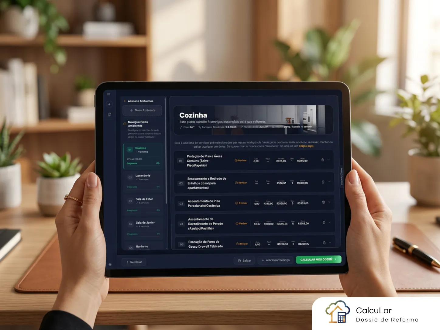Interface Prática por Ambientes