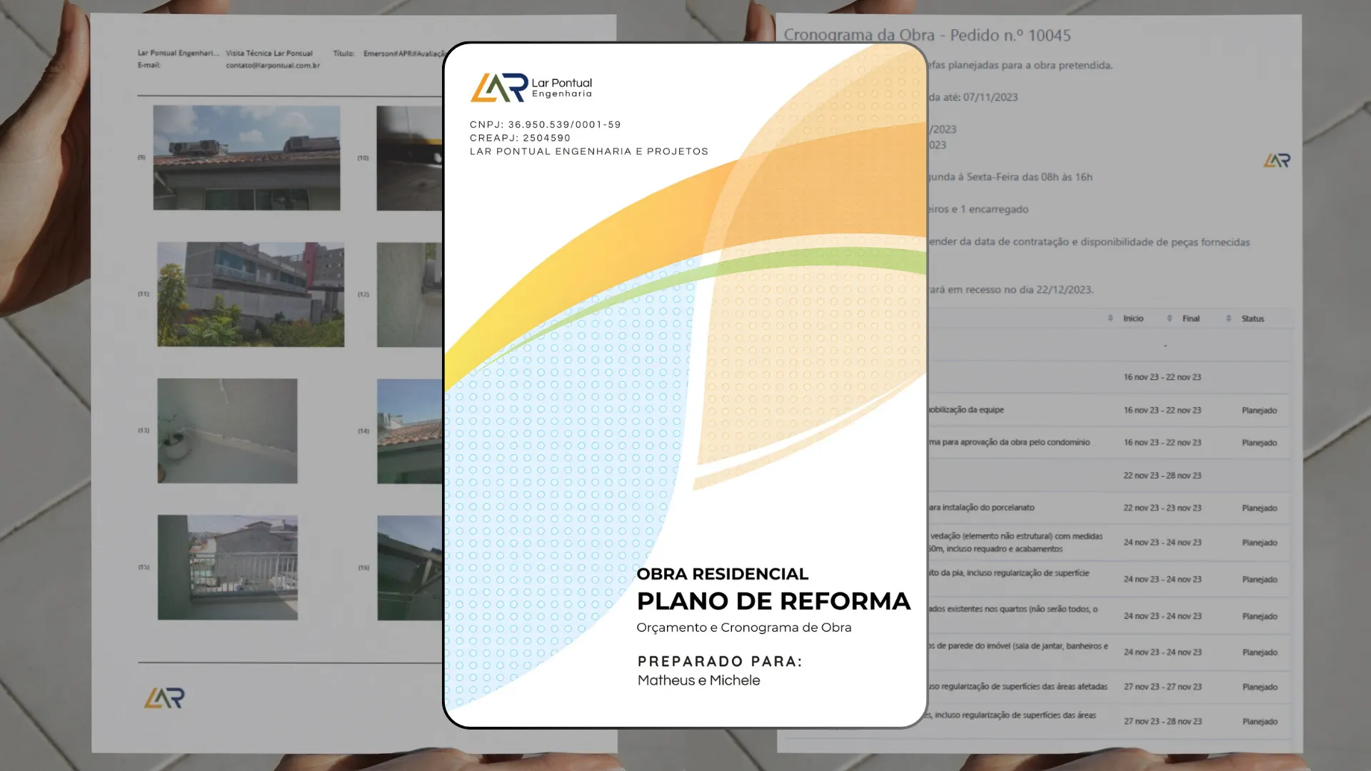 Avaliação e Plano de Reforma