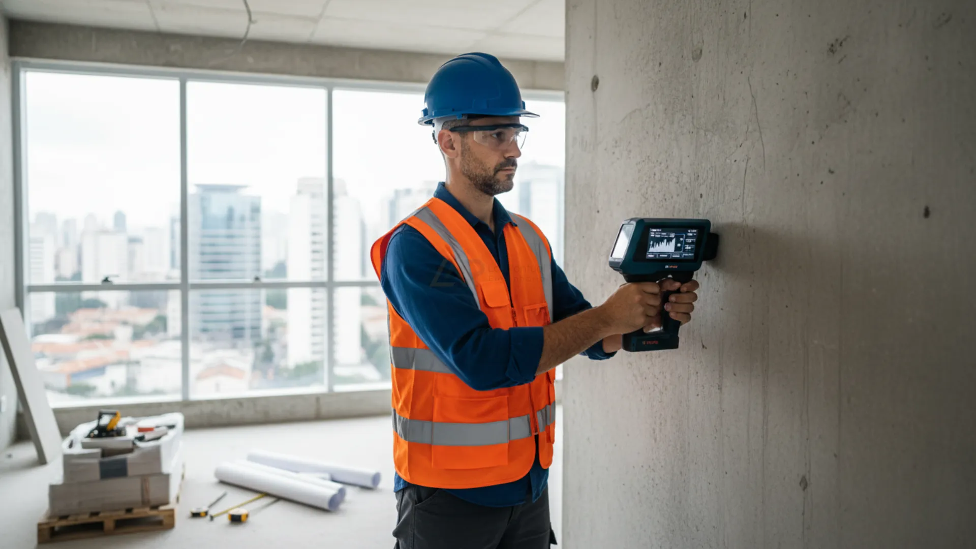 Análise técnica de prumada e espessura de parede em reforma residencial em São Paulo.