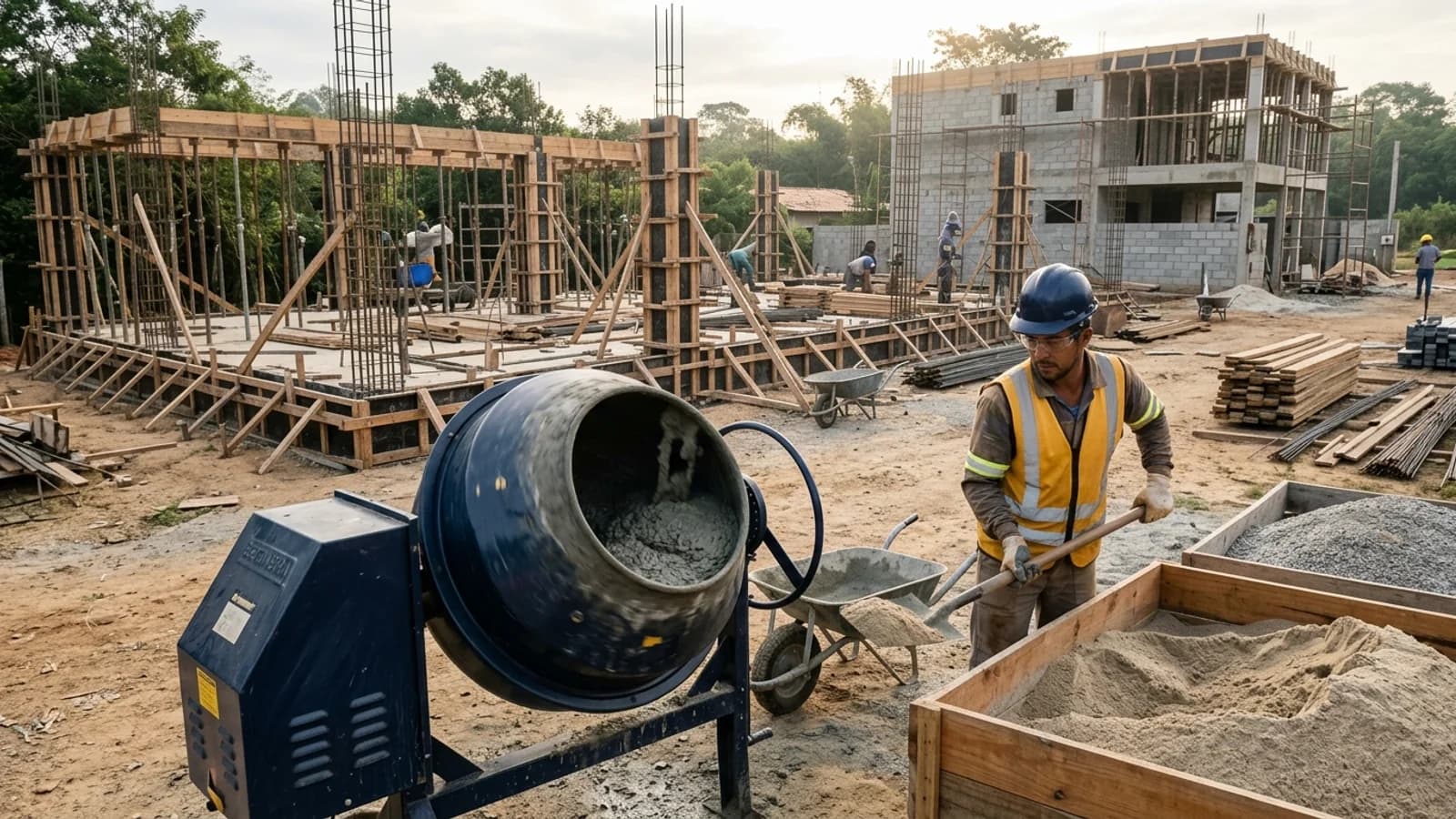 Traço de Concreto 2026: Proporções de 15 a 30 MPa (Guia)