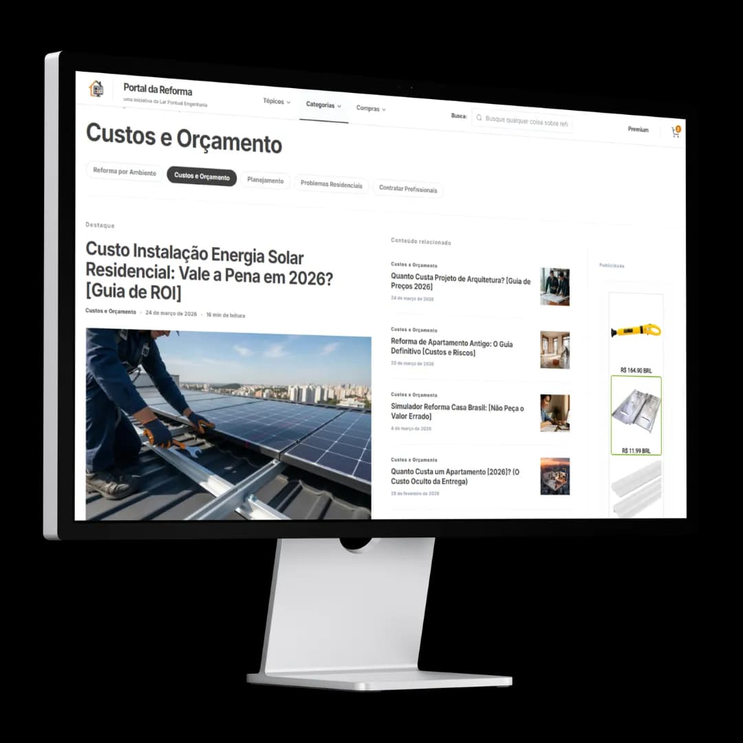 Mockup do Portal da Reforma