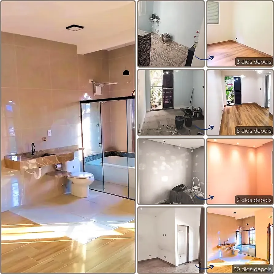 São Paulo reforma residencial - Casa completamente reformada em São Paulo e região pela empresa especializada Lar Pontual