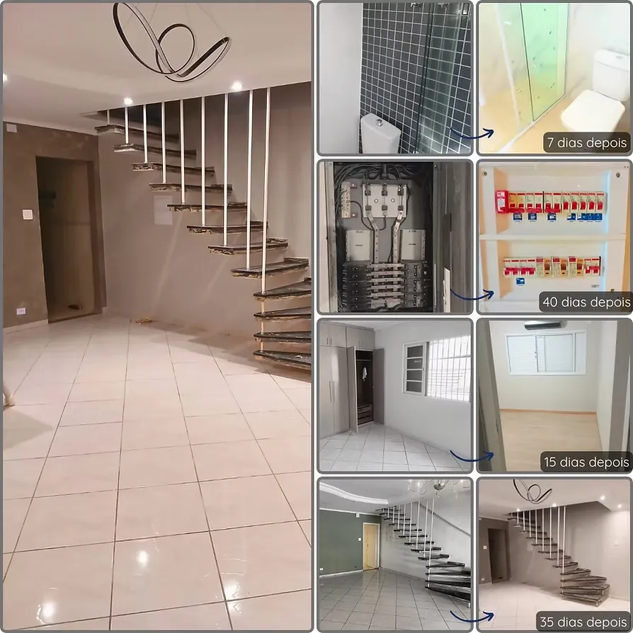 Reforma mansão premium - Mansão sofisticada com spa, academia e cinema