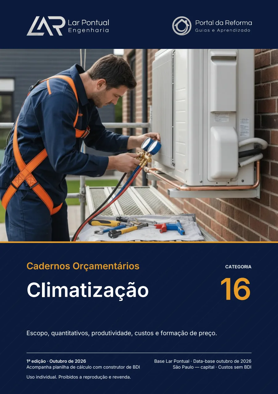 Capa do Caderno Orçamentário Climatização