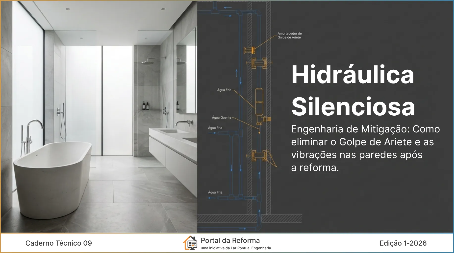 Capa do Caderno Técnico Hidráulica Silenciosa