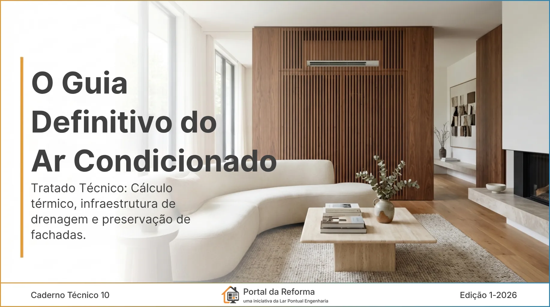 Capa do Caderno Técnico Guia do Ar Condicionado