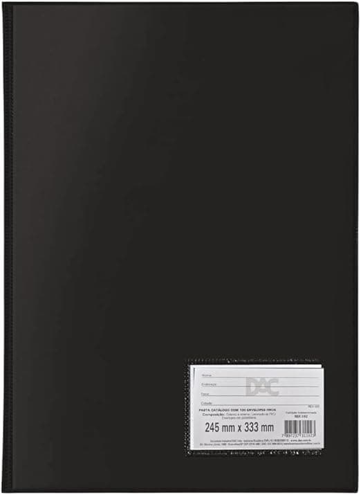 Pasta Portfólio DAC Preta