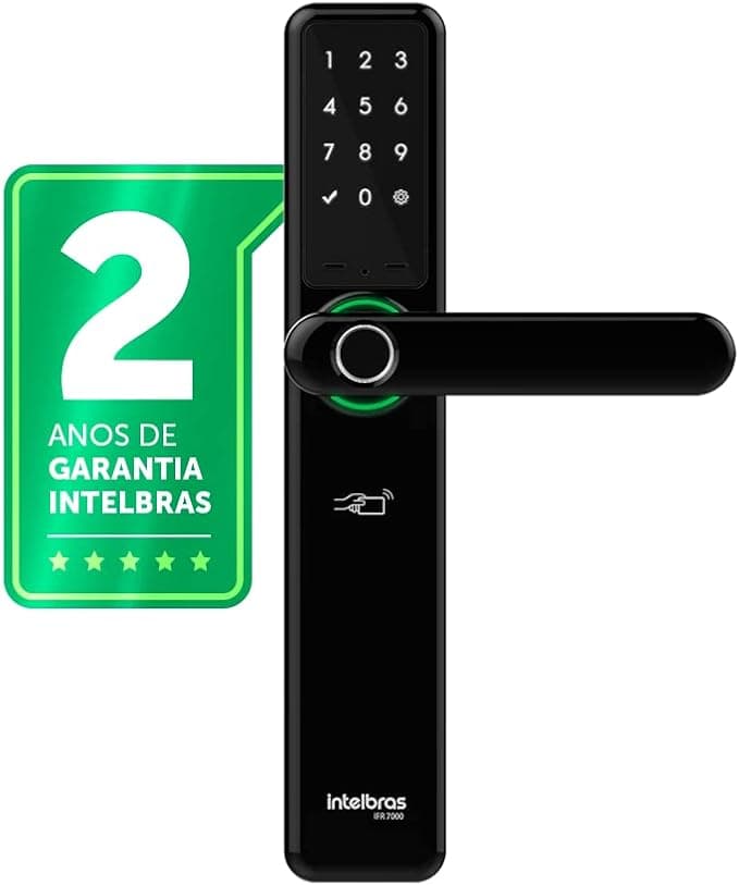 Fechadura Inteligente Smart de Embutir com Maçaneta e Biometria IZY IFR