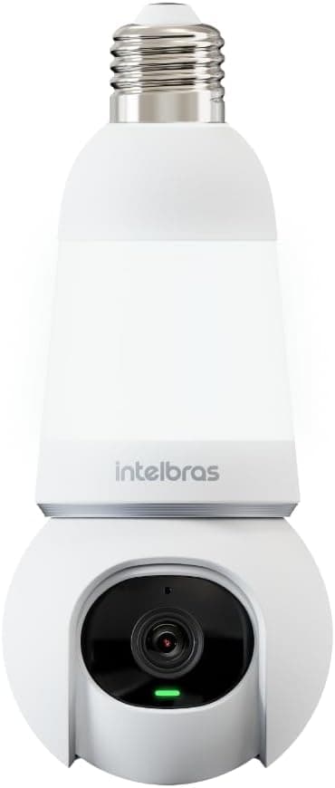 Câmera Inteligente iM6 com Conector E27 e Sensor Autotracking Intelbras