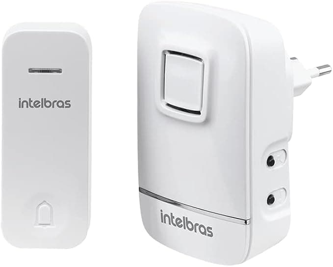 Campainha Digital S/ Fio Intelbras Alcance 100m Plug+play