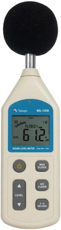 Decibelímetro Digital Data Logger USB MSL-1355B Minipa