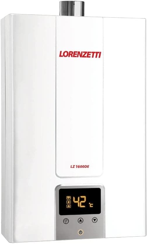 Foto de LORENZETTI Aquecedor de Água a Gás LZ 1600 DE GN Digital 15 L/Min, Branco