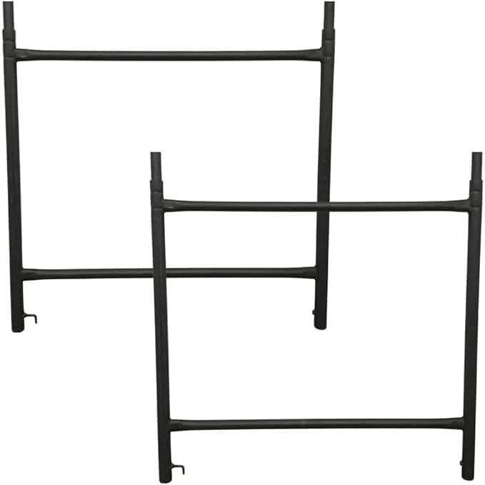 Foto de Kit 2 Quadros Andaime Módulo Tubular Aço 100cm x 100cm HGmax Equipamentos