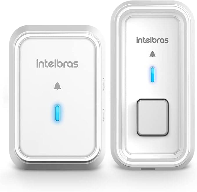 Foto de Campainha Sem Fio com Bateria Intelbras CIB 101 Branco