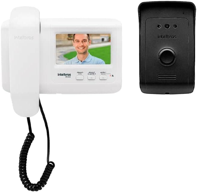 Foto de Vídeo Porteiro com Monofone e Visão Noturna IVR 1010 Branco Intelbras