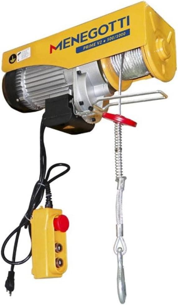 Guincho Elétrico de Coluna Menegotti Prime V2 500/1000 kg – 2000W, 12 m de