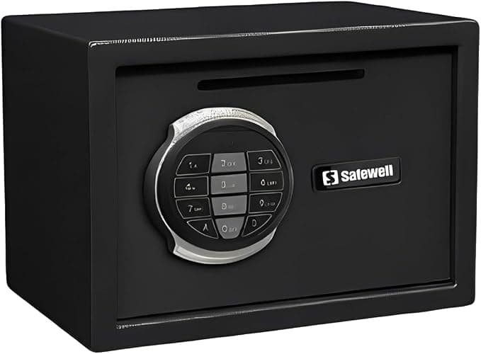 Cofre Eletrônico Com Boca De Lobo Safewell 25 El Preto