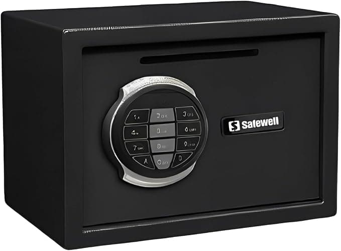 Cofre Eletrônico Com Boca De Lobo Safewell 25 El Preto