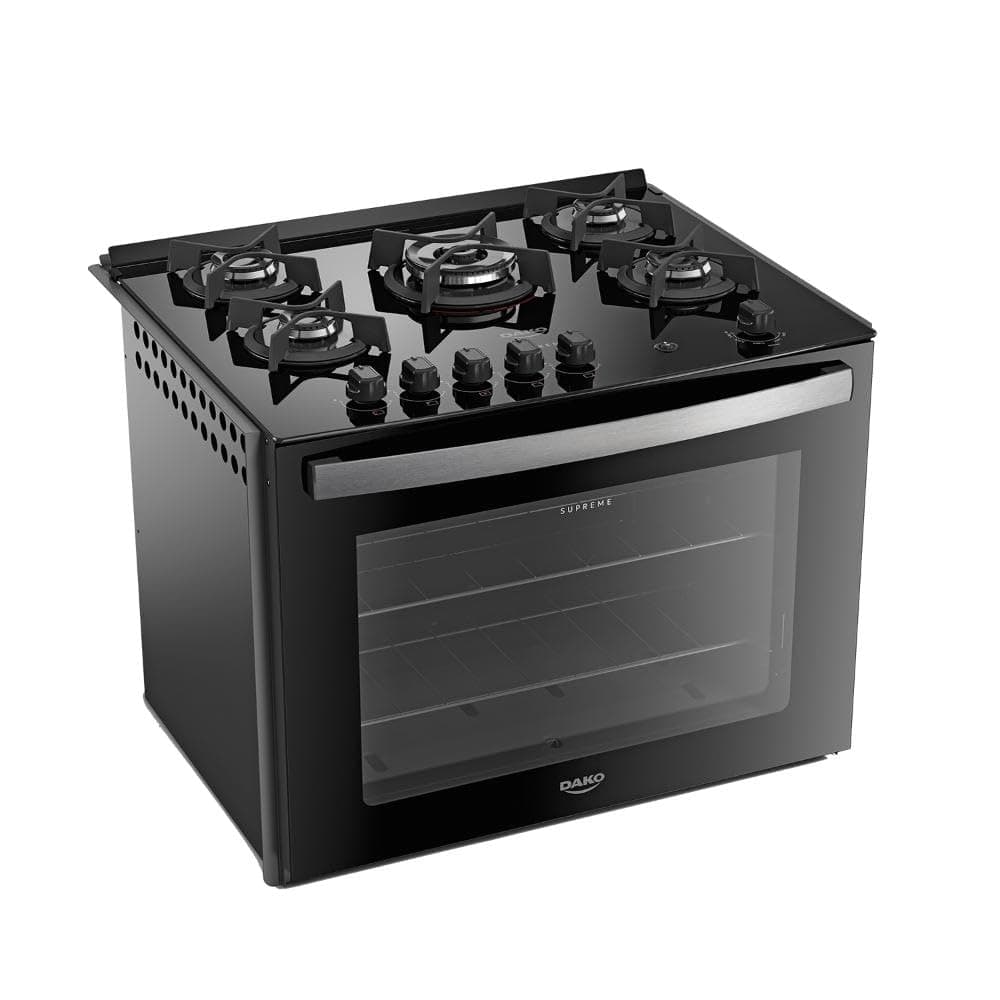 Fogão de Embutir 5 Bocas Supreme Glass - 220 V