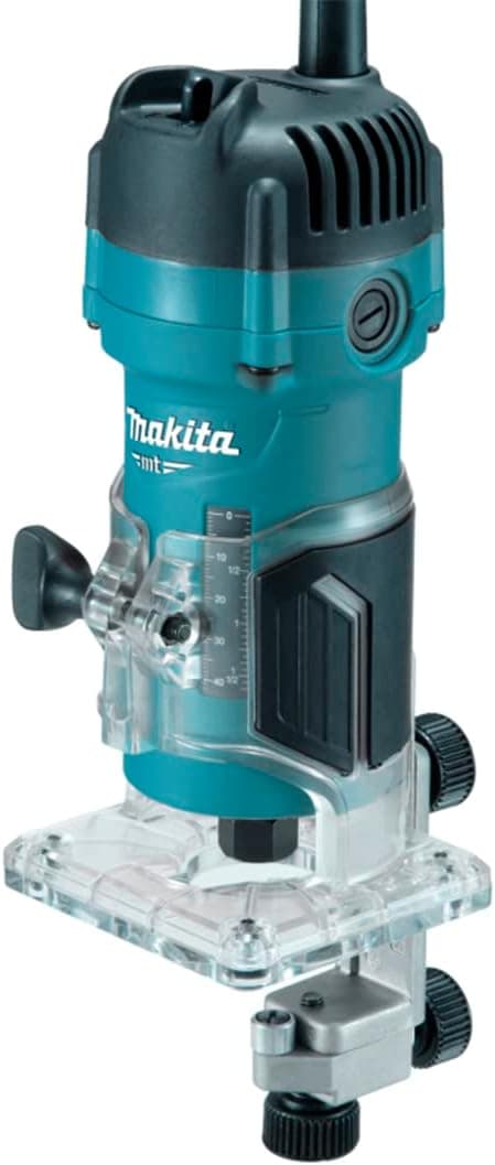 Foto de MAKITA TUPIA MANUAL COM PINÇA DE 6MM (1/4 POL) 530W 220V M3700B