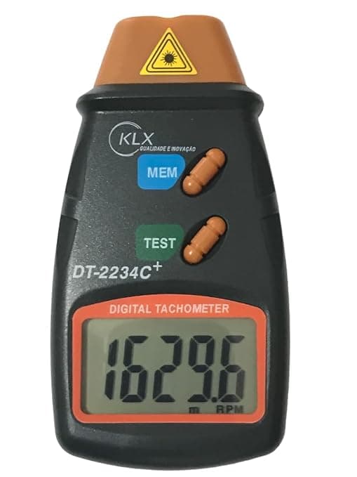 Tacômetro Digital Laser Portatil Medidor Rpm Velocidade - KLX Qualidade e