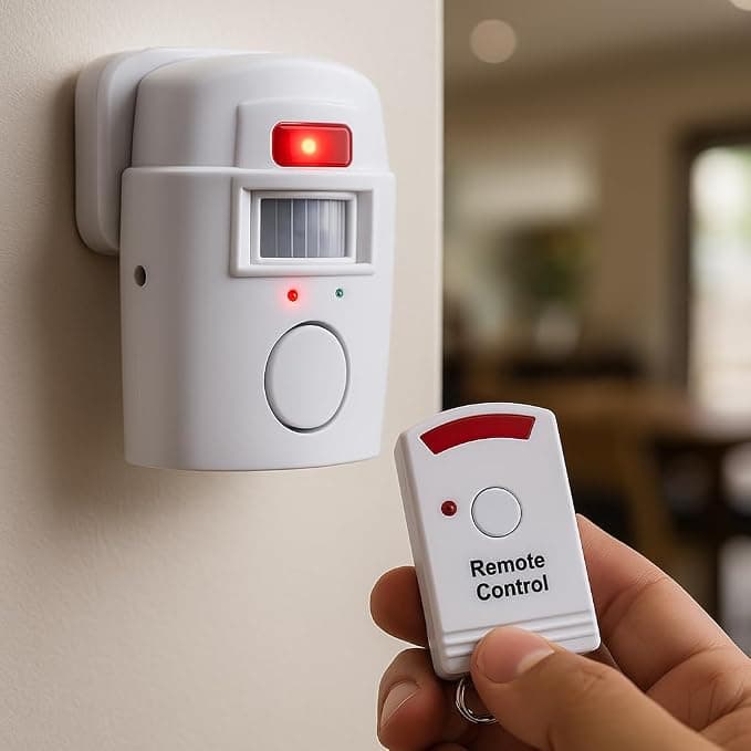 Kit Alarme Residencial Premium Sem Fio, Sensor, Sirene, Controle, VARENZIA