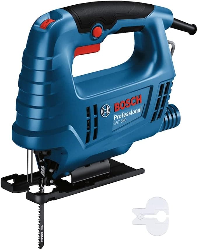 Bosch Serra tico-tico GST 680 500W 127V, 1 lâmina e protetor anti-farpas