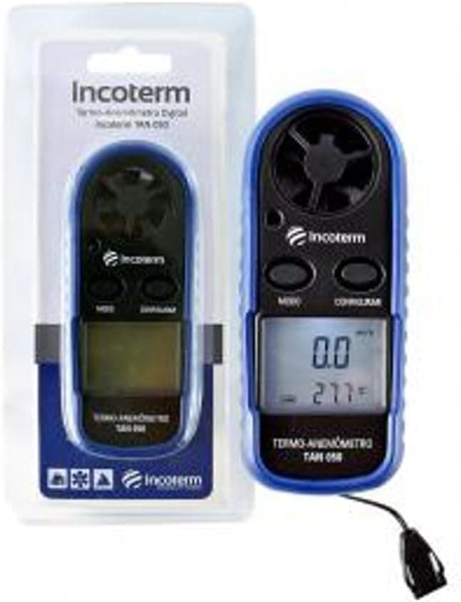 Incoterm Anemômetro Com Termômetro Digital