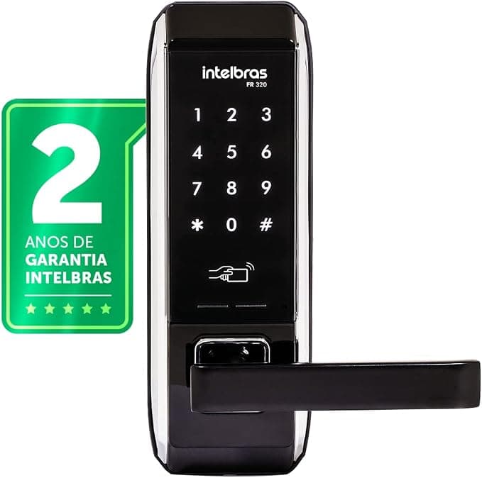 Foto de Fechadura Digital FR 320 Preto Intelbras
