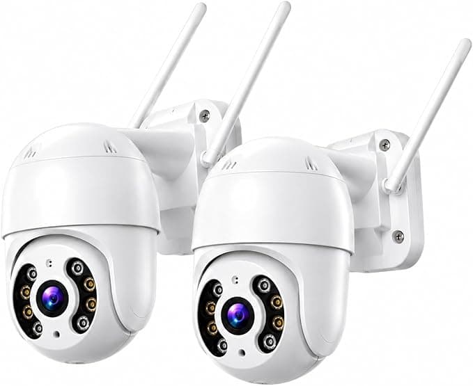 Kit com 2 Câmeras de Segurança Wi-Fi Externa IP A8 – Prova d’Água com