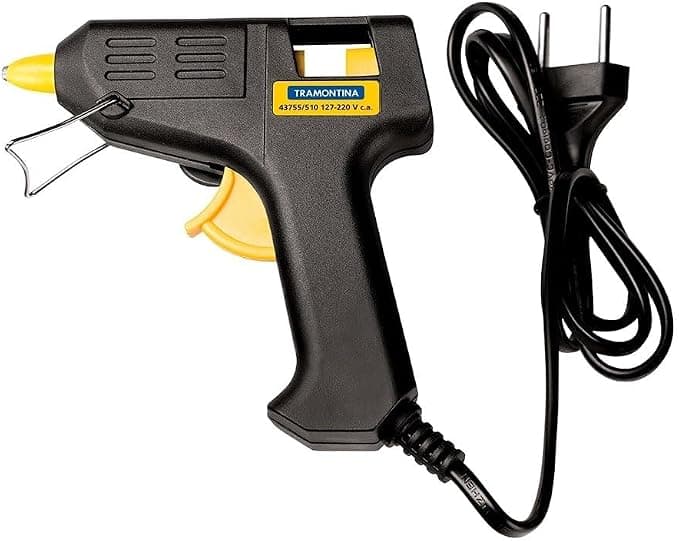 Tramontina Pistola Elétrica para Cola Quente 12w Bivolt Preta E Amarela