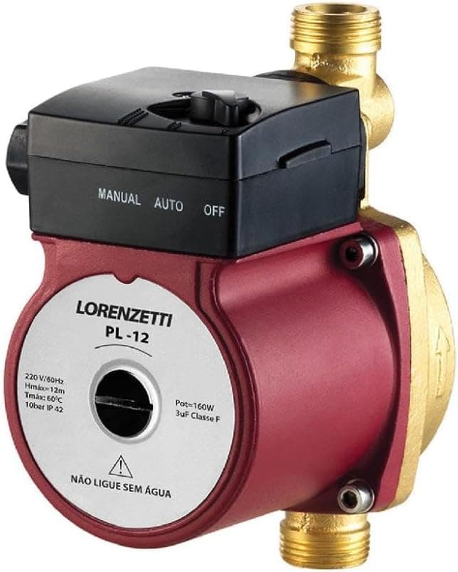 Foto de Pressurizador de Água Pl12 12 MCA 220V, Lorenzetti, 7541021