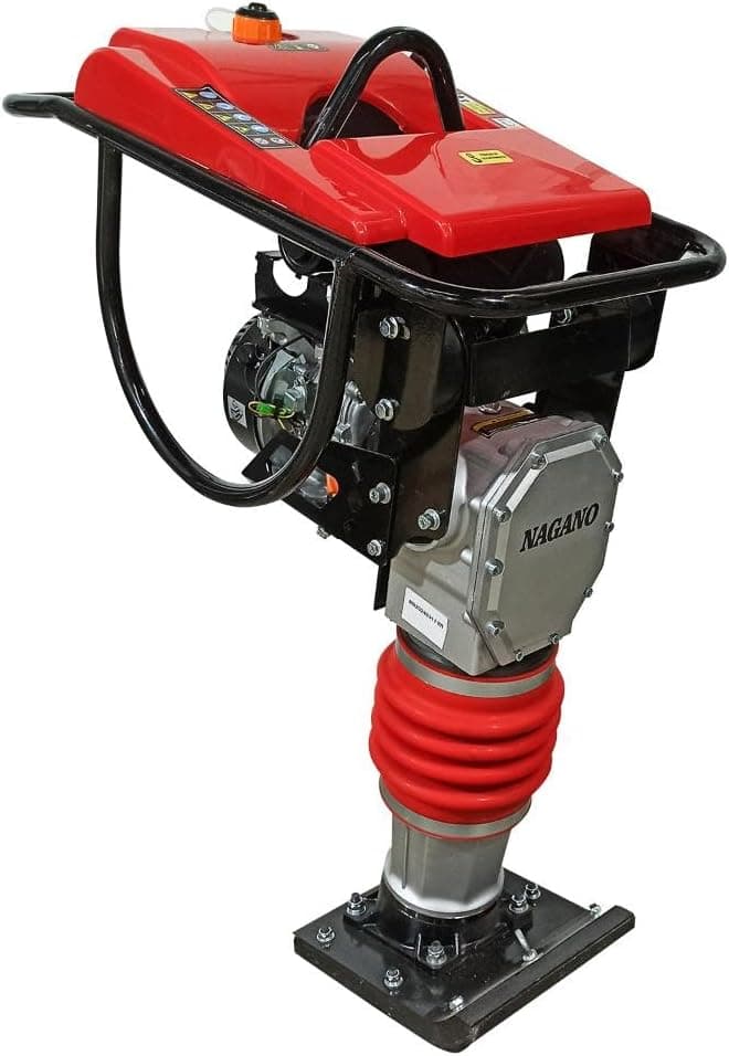 Compactador de Solo Tipo Sapo a Gasolina 7 Hp Motor de 4 Tempos