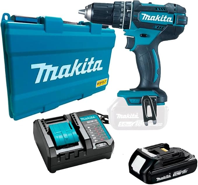 Parafusadeira e furadeira 18v Makita Impacto Dhp482y002