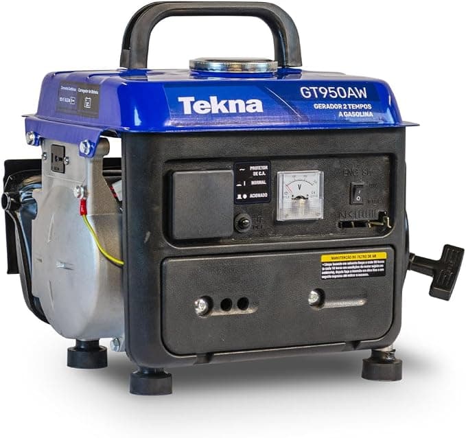 Foto de Tekna - Gerador a Gasolina GT950AW 127V – 750W | Motor 2 Tempos 63cc