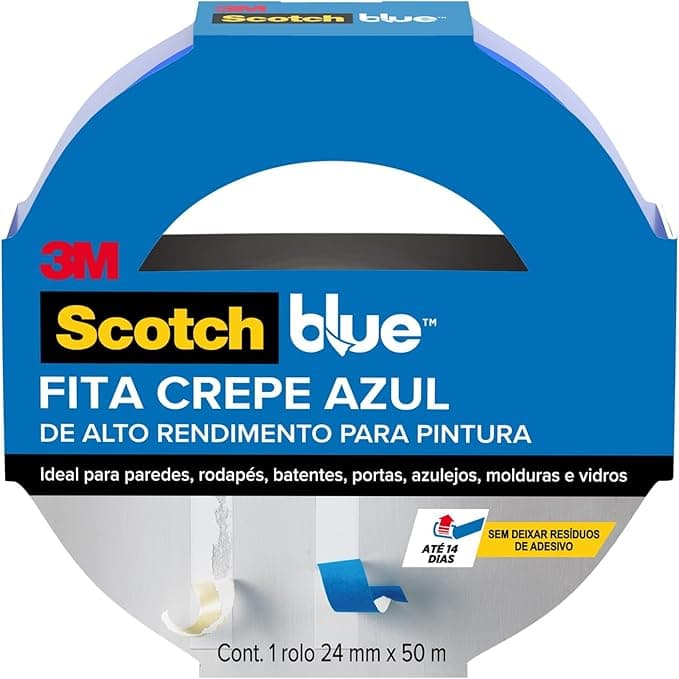 Fita Crepe Larga Scotch Multicolor