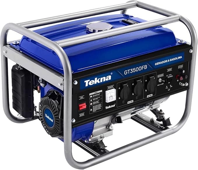 Tekna Gerador de Energia a Gasolina GT3500FB Bivolt 115/230V 3100W Motor 4