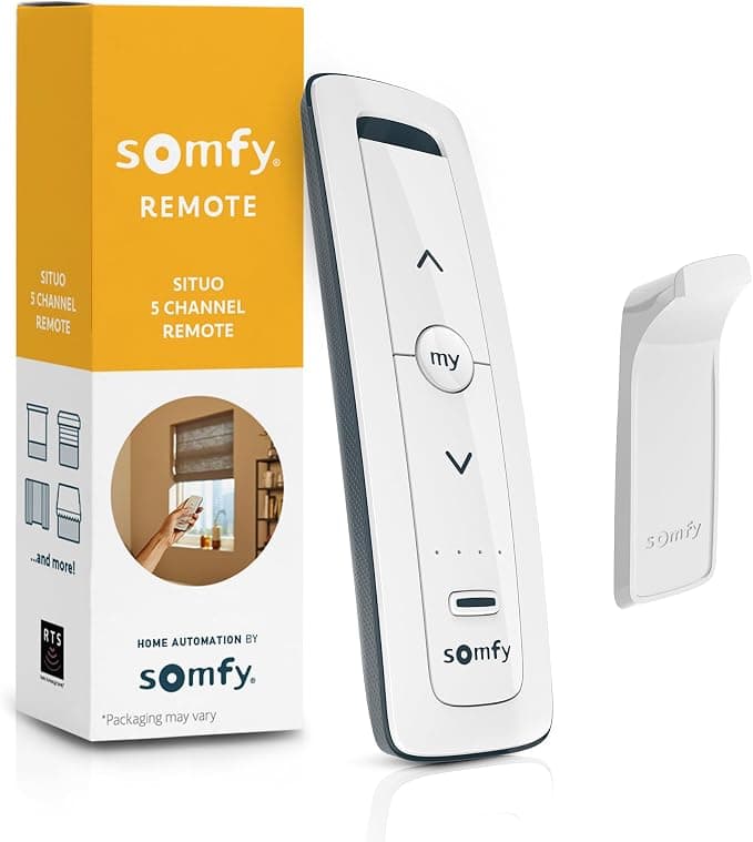 Foto de somfy Situo 5 Pure - Rts Remote - Controla Até 5 Cortinas Ou Grupos