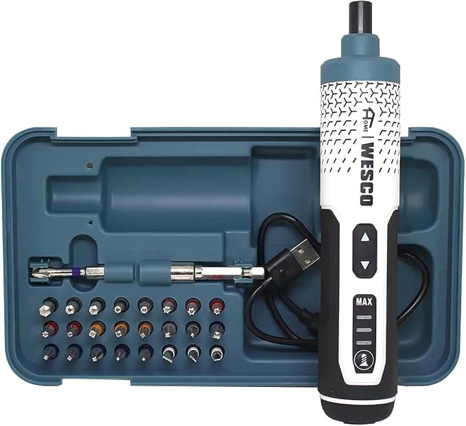 Parafusadeira Elétrica Wesco Home 3.6V WS2001 – Compacta, Recarregável via