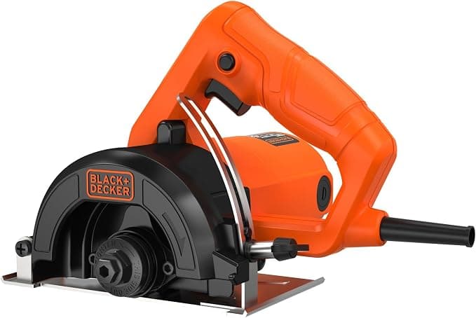 BLACK+DECKER Serra Mármore 115mm, Potência 1200W, Sem Disco, BES41200, 220V