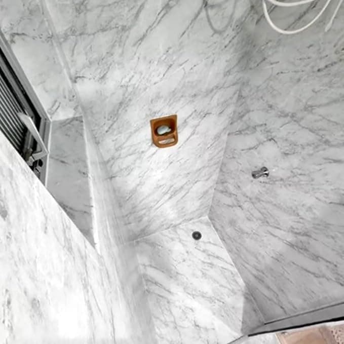 Papel de Parede Mármore Calacata Branco