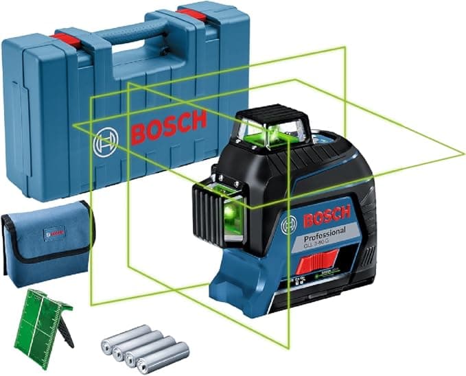 Nível Laser de linhas Bosch GLL 3-80 G 120 mt 360º
