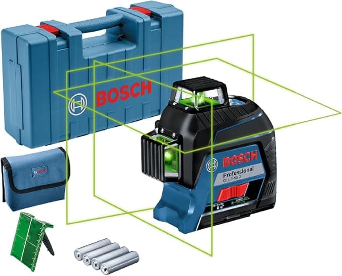 Nível Laser de linhas Bosch GLL 3-80 G 120 mt 360º