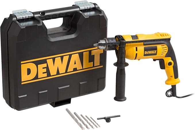 DEWALT Furadeira de Impacto 13mm DWD502KA 750W com 5 Brocas e Maleta 110V