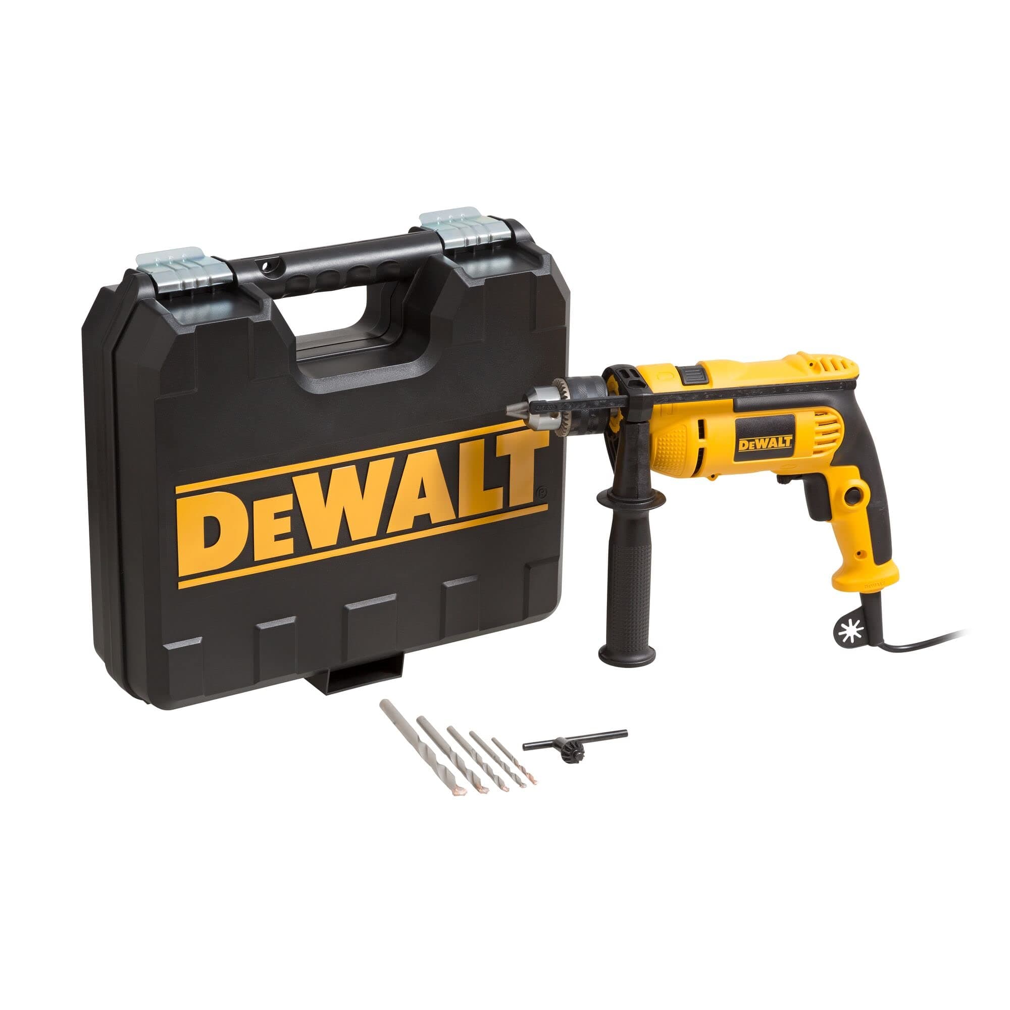 DEWALT Furadeira de Impacto 13mm DWD502KA 750W com 5 Brocas e Maleta 110V