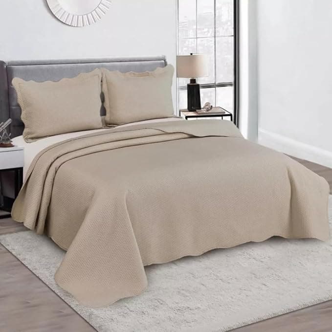 Colcha Matelassê Camesa Bege